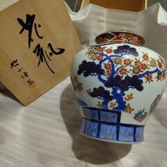 木箱 哲山作 花瓶