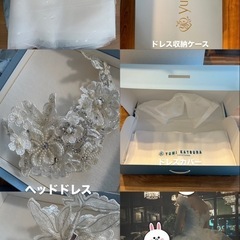 桂由美ウェディングドレス　7〜9号　PY13663　の画像