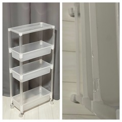 木製7段タンス　おまけ付き！　クリアラック　デジタル時計　　の画像