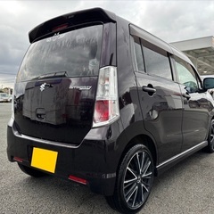 Bluetoothナビ付き☆月々9千円〜分割払い可‼️ 車検2年付き！【名義変更代込み】☆スズキ ワゴンRスティングレー☆Bluetoothナビ付き☆走行中DVD見れます☆ETC付き☆プッシュスタート☆ドライブレコーダー付きのフル装備☆社外アルミ☆そのまま乗って帰れます！の画像