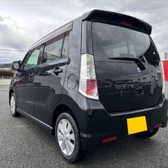 低走行8万キロ台☆月々8千円〜分割払い可‼️ 車検2年付き！【名義変更代込み】☆スズキ ワゴンRスティングレー☆Bluetoothナビ付き☆走行中DVD見れます☆ETC付き☆プッシュスタート☆ドライブレコーダー付きのフル装備☆純正アルミ☆そのまま乗って帰れます！の画像