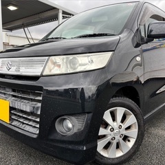 低走行8万キロ台☆月々8千円〜分割払い可‼️ 車検2年付き！【名義変更代込み】☆スズキ ワゴンRスティングレー☆Bluetoothナビ付き☆走行中DVD見れます☆ETC付き☆プッシュスタート☆ドライブレコーダー付きのフル装備☆純正アルミ☆そのまま乗って帰れます！の画像