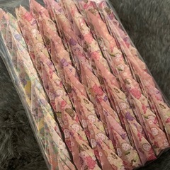 和柄☆鶴折り紙♪の画像