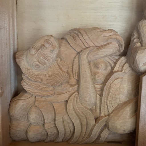 春画 木彫り アンティーク 春画人形 男色 | 古物屋 壱両