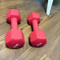 ダンベル　5kg　2個セット　の画像