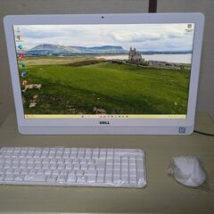 受け渡し予定🎎一体型PC🌟大画面21.5ｲﾝﾁ🌟DELL🌟Inspiron🌟22白超美品🌟Win11🌟Office2021🌟すぐに使えるSETの画像