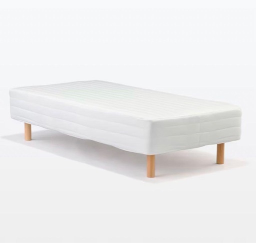 【ダブル】無印良品 脚付きマットレス 脚12㎝、26㎝セット