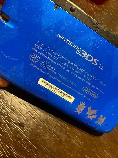 3DSLL✨SDカードあり✨ポケットモンスターX ゼルネアス・イベルタルブルー✨