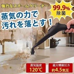 【新品】　スチームクリーナー 掃除 除菌 1.1ℓタンク 多機能 交換ノズルの画像
