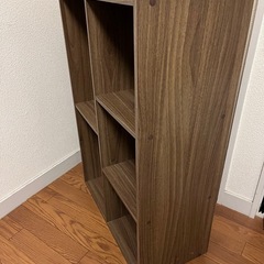 【8日、9日引取りに来て頂ける方】【無料】棚　ブラウンの画像