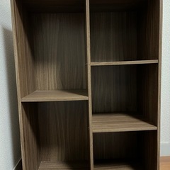 【8日、9日引取りに来て頂ける方】【無料】棚　ブラウンの画像