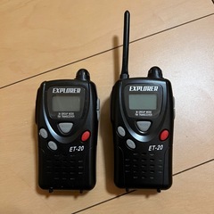 お取引完了！1500円！特定小電力無線2台セット(免許不要)