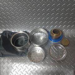 キャンプ【焚き火台】真鍮製アルコールストーブセット
