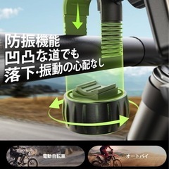 【新品未使用】自転車・オートバイ用スマホホルダーの画像