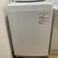 東芝 2015年製 全自動洗濯機 AW-6D3M(6kg)の画像