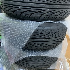 値引き不可　深リムタイヤバリ山24年製付き【希少！】WORK マイスター S1R ホイール　 16インチ 6.5j＋484穴 PCD100 165/45r16 　軽自動車 の画像