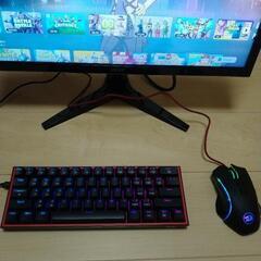 ゲーミングパソコンフルセットi7-6700/GTX1060/22インチモニターの画像