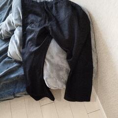GU　シェフパンツ　Lサイズ　丈通常　ブラックの画像