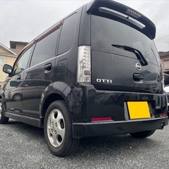 超超超低走行1.8万キロ❗️月々1万円〜分割払い可❗️ 車検2年付き！【名義変更代込み】大人気☆日産 OTTI☆Bluetoothナビ付き☆走行中DVD見れます☆ドラレコ付き☆純正アルミ！そのまま乗って帰れます❗️の画像