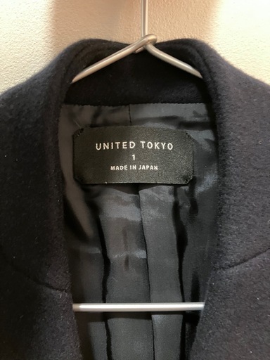 ユナイテッドトーキョー　ノーカラーコート