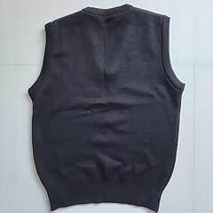 ニットベスト140 good day 黒色の画像
