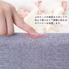 ベッドガード　ベビーベッドの画像