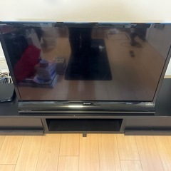 テレビ台とテレビ（ジャンク）