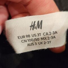 H&M　キッズ　フォーマル　セットアップ　ドレッシー3アイテムセット　ボウタイの画像