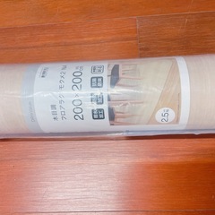 決まりました★フロアラグ　新品未開封　木目調　200×200 ラグマットの画像