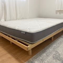 【取り引き中】ダブルベッド　マットレスのみ