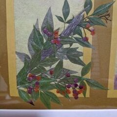 新品！　押し花　絵画　インテリア　デザイン画の画像