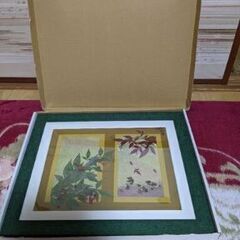 新品！　押し花　絵画　インテリア　デザイン画の画像