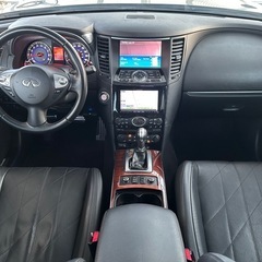  ☆ご成約☆H23年式　インフィニティ　FX35　13万キロ　ＤＸツーリングパッケージ　サンルーフ　キルト柄黒革シート　Ｇｉａｎｅｌｌｅ２２インチＡＷ　ウッドインテリア　ＢＯＳＥサウンド　カロッツェリアＨＤＤナビ　シートエアコンの画像