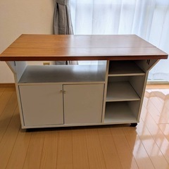 両バタワゴン キッチンカウンターの画像