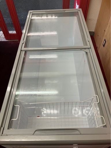 美品！！業務用冷凍庫　ガラストップショーケース