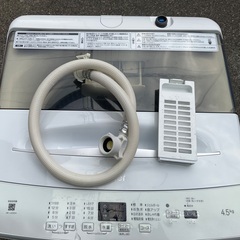 【RKGSE-269】特価！ハイアール/Haier/4.5kg/全自動洗濯機/JW-U45EA/中古/2022年製/当社より近隣地域無料配達の画像