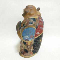 九谷焼 布袋様 布袋像 七福神 金彩 縁起物 古美術 骨董の画像