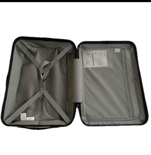 【美品】無印良品 ハードキャリーケース 36L グレー