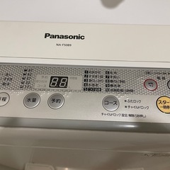 洗濯機　Panasonicの画像