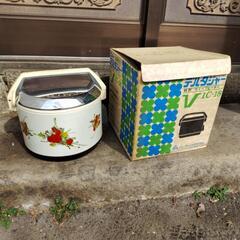 昭和レトロな炊飯器　ニューデルタジャー ICｰ18V　容量1.8...