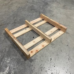 【在庫なし、また溜まれば更新します】綺麗な木製パレットの画像