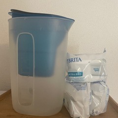 【3/20までのお譲り】ブリタポット型浄水器（1L）・専用カート...