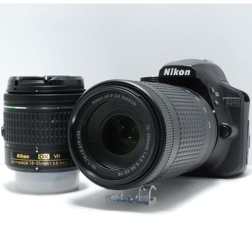 ⭐️ダブルレンズキット⭐️Nikon D3400⭐️高画質⭐️Bluetooth機能⭐️