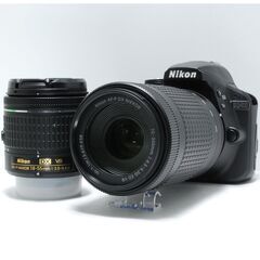 ⭐️ダブルレンズキット⭐️Nikon D3400⭐️高画質⭐️Bluetooth機能⭐️の画像