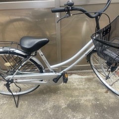 自転車。鍵付き