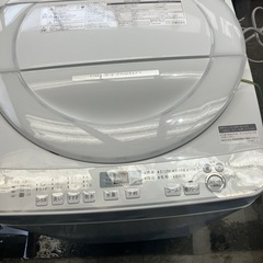 I2503-212 SHARP 全自動電気洗濯機 ES-GE7D 2020年製 7kg 動作確認済み キズ汚れ有りの画像