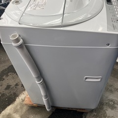 I2503-212 SHARP 全自動電気洗濯機 ES-GE7D 2020年製 7kg 動作確認済み キズ汚れ有りの画像