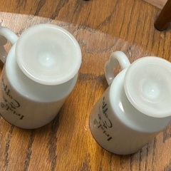 ビンテージ　ミルクグラス　コーヒーカップ セット　新宿線瑞江　USA Irish Coffeeの画像