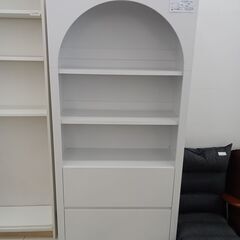 ★ジモティ割あり★  本棚 ホワイト H186×D40.5×W9...