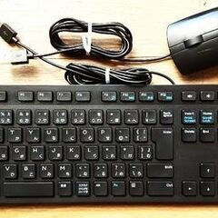 Dell キーボードとマウス（コードあり）
